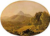 Sanford Robinson Gifford Canvas Paintings - Mount Chocurua, New Hampshire